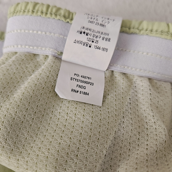 PATAGONIA Baggies 5" Short Size L - Friend Green - Picture 5 of 7